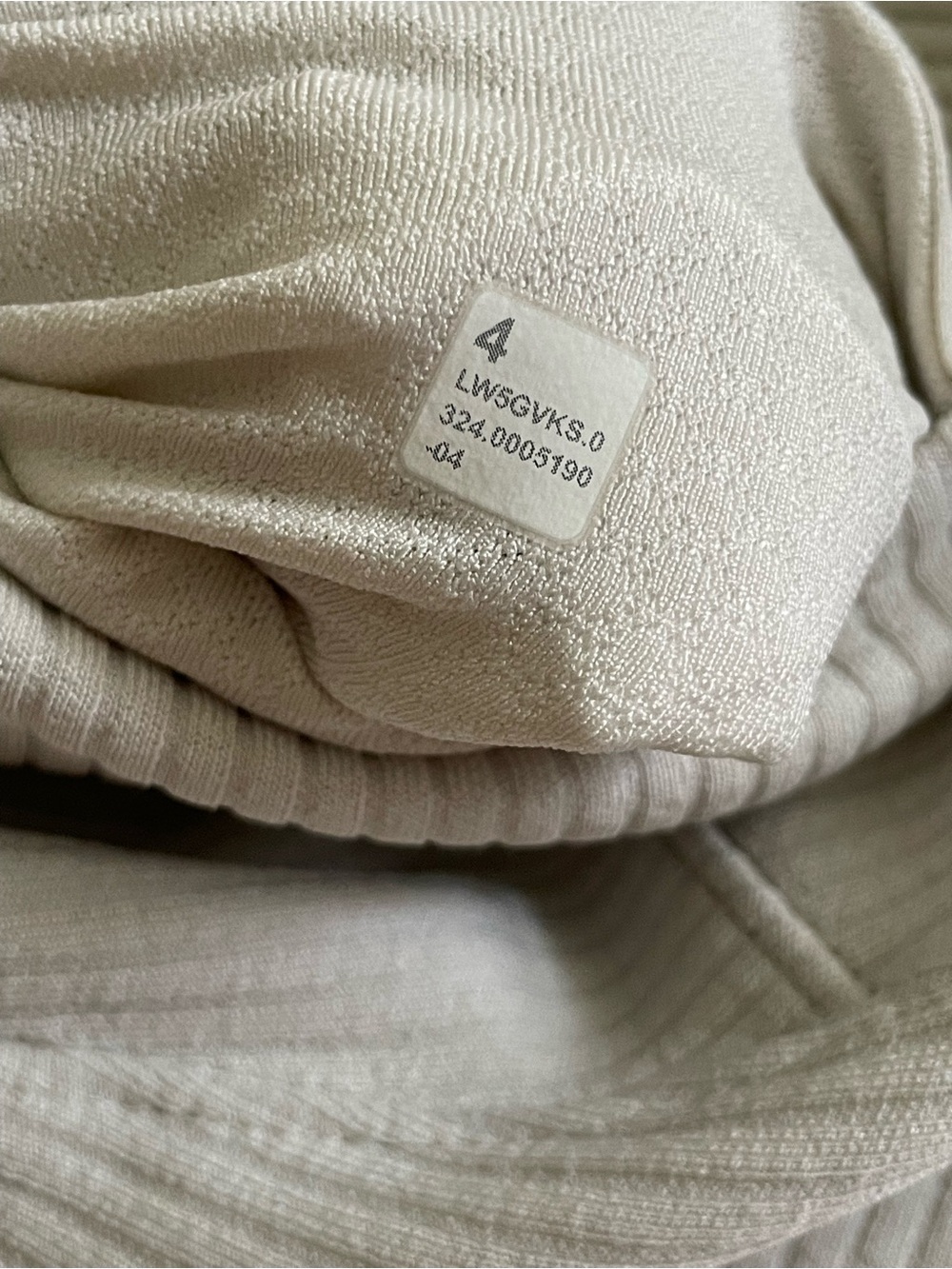 lululemon Ribbed Softstreme Flared Pant in Bone - Picture 7 of 14